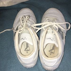 White cheer shoes, worn 3 times